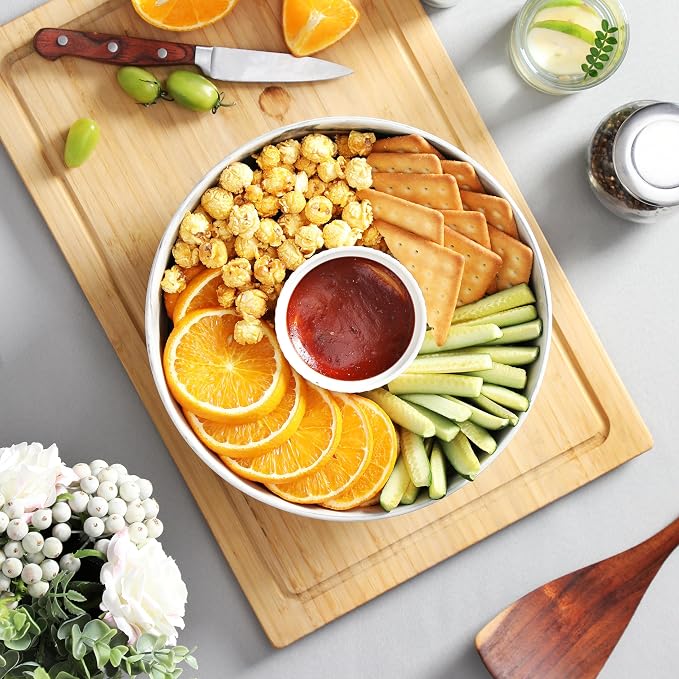 MALACASA Large Serving Bowls, 114 OZ(10") Ceramic Salad Bowls Set of 2 | Marble Grey Bowls for Salad, Soup, Pasta, Dinner, Porcelain Bowls Set for Entertaining, Microwave Safe, Series REGULAR