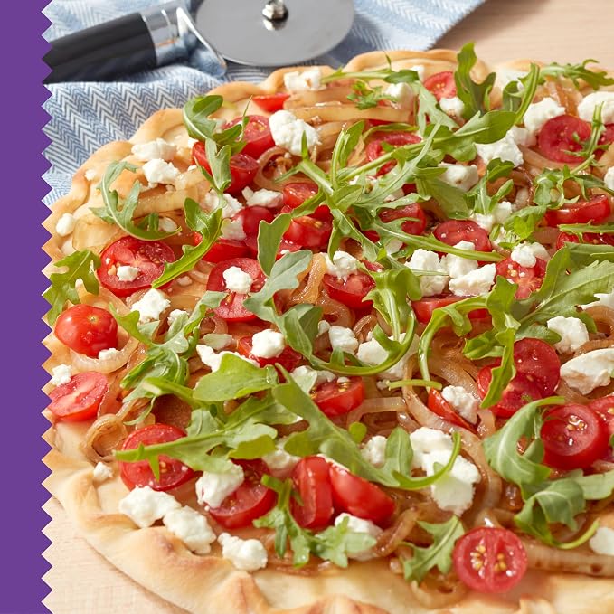 Wilton Silver Non-Stick Pizza Pan, Made Without PFAS, 12 in. | Non-Stick Steel Bakeware, Dishwasher Safe with 5-Year Limited Warranty, Perfect for Homemade Pizza & Flatbread Baking