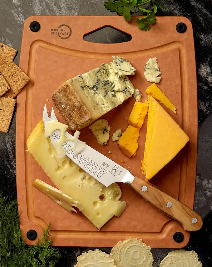 Mercer Culinary Composite Cutting Board 11 3/4" x 9 1/4", with Non Slip Feet and Juice Groove, Small