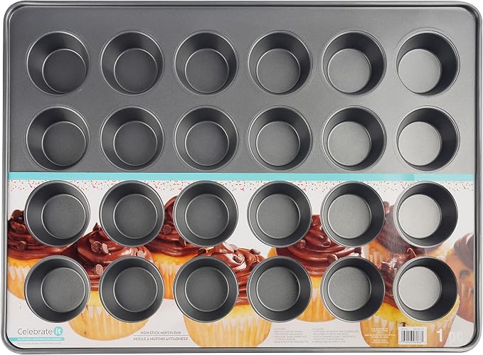 Celebrate It Non-Stick 24-Cavity Muffin Pan