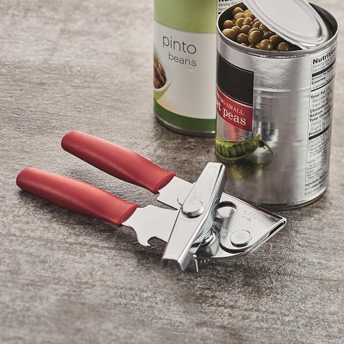 Swing-A-Way Heavy-Duty Can Opener, 18 cm (7") - Red
