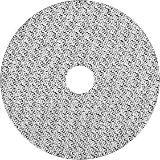 Normcore 58.5mm Puck Screen with Round Hole in the Middle - Lower Shower Screen - Metal Coffee Reusable Filter Suitable for La Marzocco/Gaggia - 1.7mm Thickness - 316 Stainless Steel