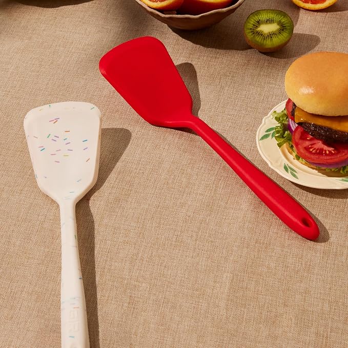 GIR: Get It Right Silicone Kitchen Spatula Turner - Non-Toxic Cooking Utensils for Nonstick Cookware, Cooking and Baking, Ultimate Turner - 13IN - Sprinkles