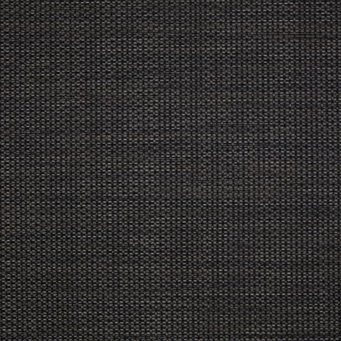 DII PVC Tabletop Collection Woven Indoor/Outdoor, Wedge Placemat Set, Black, 6 Piece