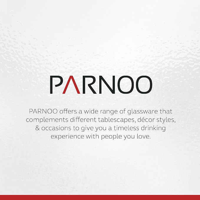 Pint Glasses Set of 6 - 16 oz Drinking Glasses Made for Cold Beverages - 16 oz Mixing Glass & Highball Set of 6 for Homes, Pubs & More - Freezer & Dishwasher-Friendly Cocktail Glasses, PARNOO