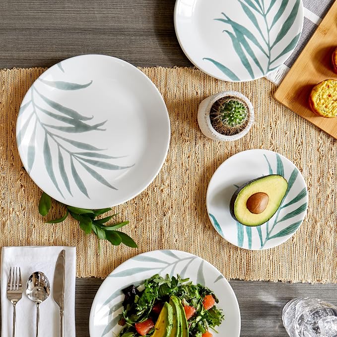 Corelle Dinner Plate, Solar Print, 12 pc Set