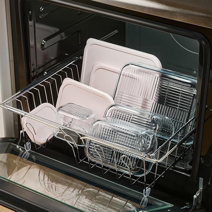 Glass Food Storage Containers with Lids — 12 Piece — 10.5 oz Glass with BPA-Free Leakproof Stackable Lids — Microwave, Oven & Dishwasher Safe — Ideal for Meal Prep & More - Berry Blush