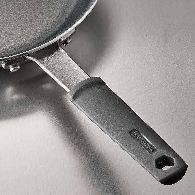 Tramontina Professional Fusion 12-Inch Non Stick Large Frying Pan | Heavy-Gauge Aluminum Skillet with Reinforced Nonstick Coating, Dishwasher and Oven Safe