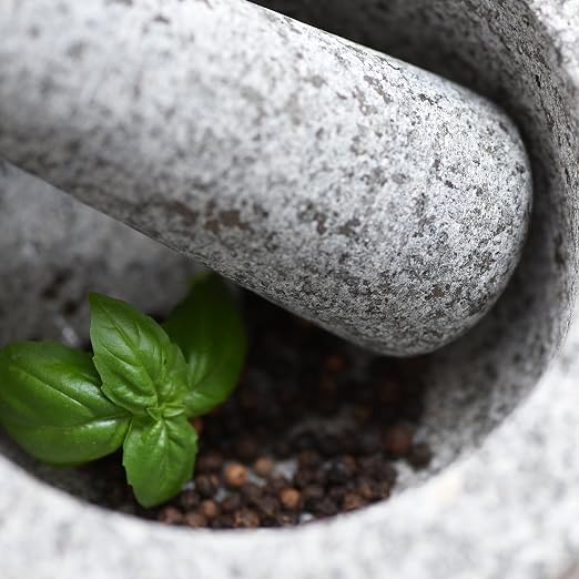 ChefSofi Granite Replacement Pestle (Only Pestle [Mortar is not Included]) (Gray Unpolished - 6.5")
