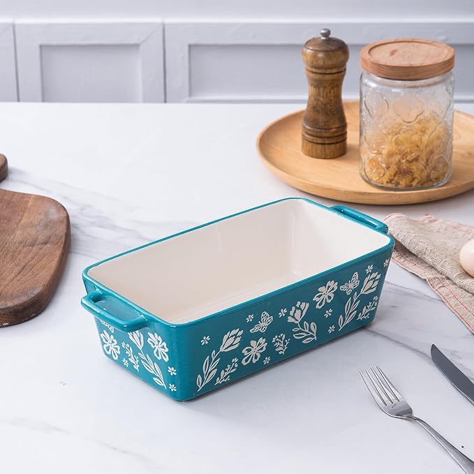 Wisenvoy Bread Pan Loaf Pan Ceramic Bread Pans for Baking Meatloaf Pan Nonstick Loaf Pans