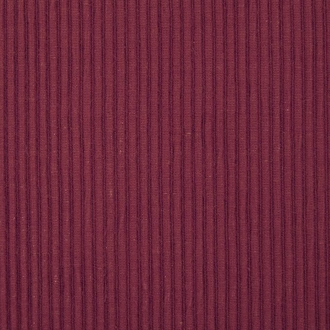 DII Basic Everyday Ribbed Tabletop 100% Cotton, Placemat Set, 13x19, Barn Red, 6 Piece