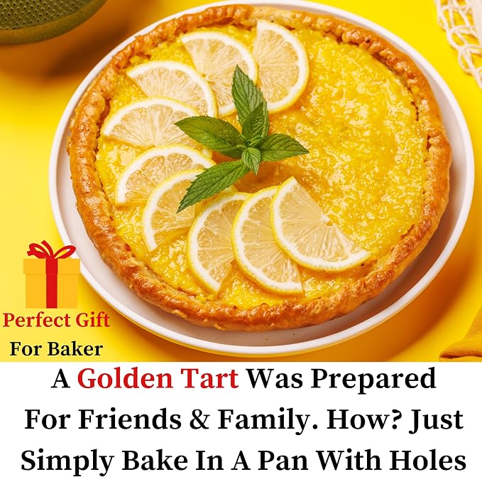 Why Holes For Crispy Crusts King Crispy's Tart & Quiche Pan 9"x1"