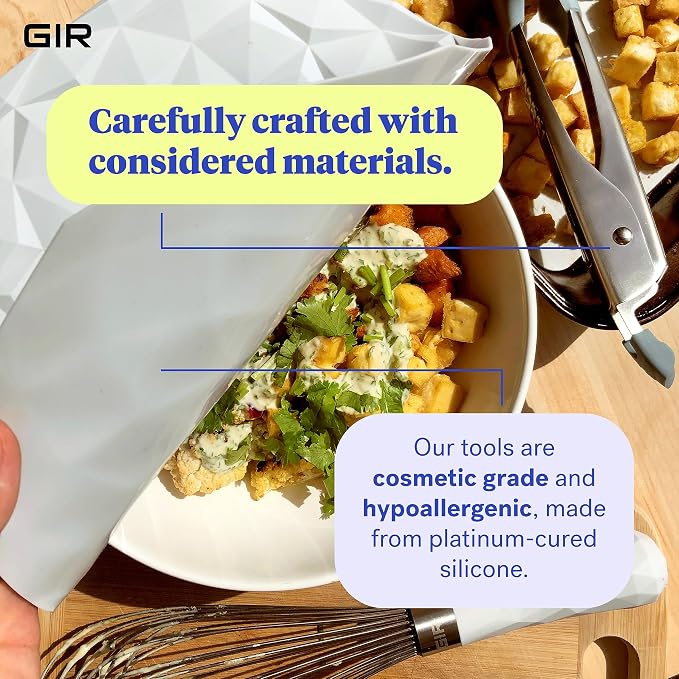 GIR: Get It Right Silicone Kitchen Spatula - Non-toxic Cooking Utensils for Nonstick Cookware, Cooking and Baking, Skinny - 11IN - Black