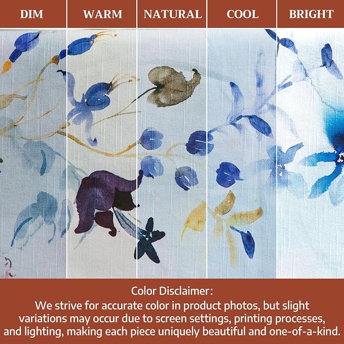 Maison d' Hermine Placemats Set of 4 Reusable 100% Cotton (13"x19") | Cloth Place Mats Washable Table Mats for Kitchen Dining Party Wedding Hotel Home Restaurant Spring Summer - Lazy Summer Days