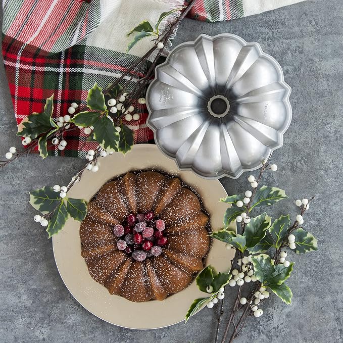 Nordic Ware Original Bundt, 12-Cup, Silver (Pack of 3)