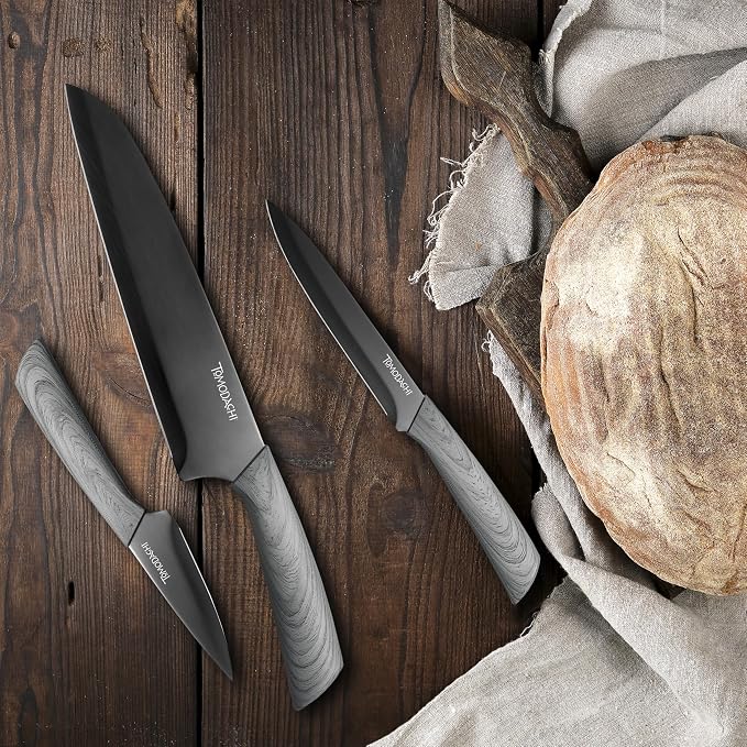 Hampton Forge Tomodachi HMC01B612L Raintree Ash – 13 Piece Knife Block Set