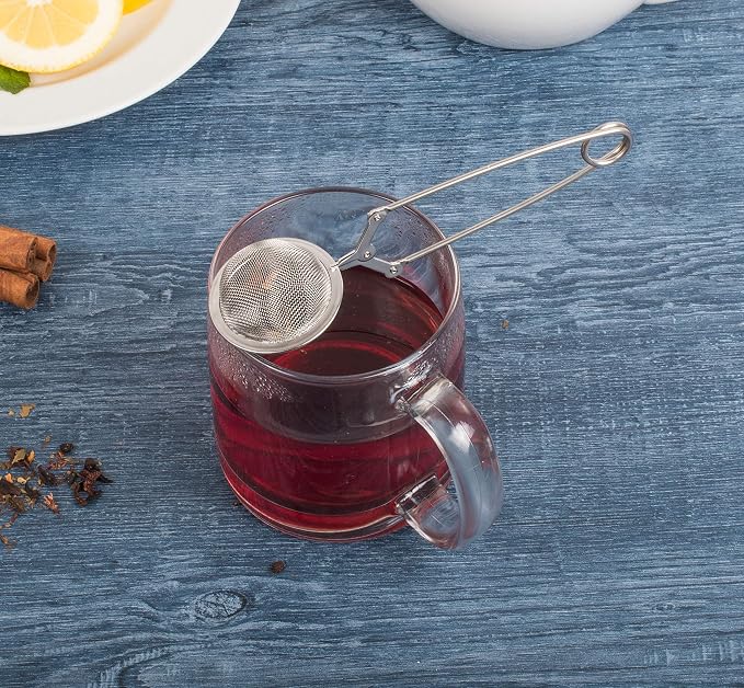 HIC Kitchen Snap Ball Tea Infuser, 18/8 Stainless Steel, For Loose Leaf Tea and Mulling Spices
